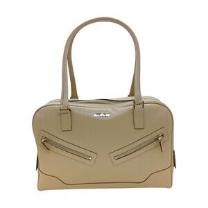 GUCCI GG Handbag Boston Bag Beige